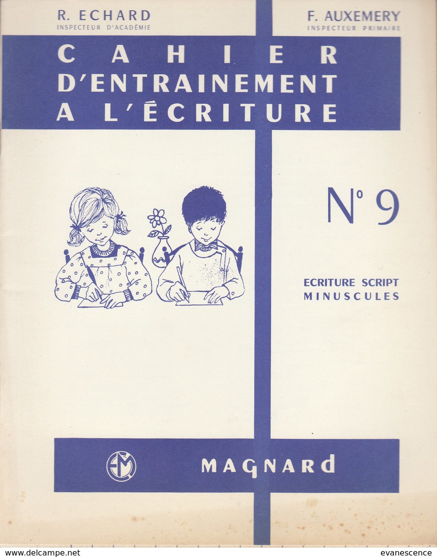 Cahier D'entrainement à L'écriture De Chez Magnard  TB état  ///   Juin   20 ///  Ref.  11.520 - Protège-cahiers