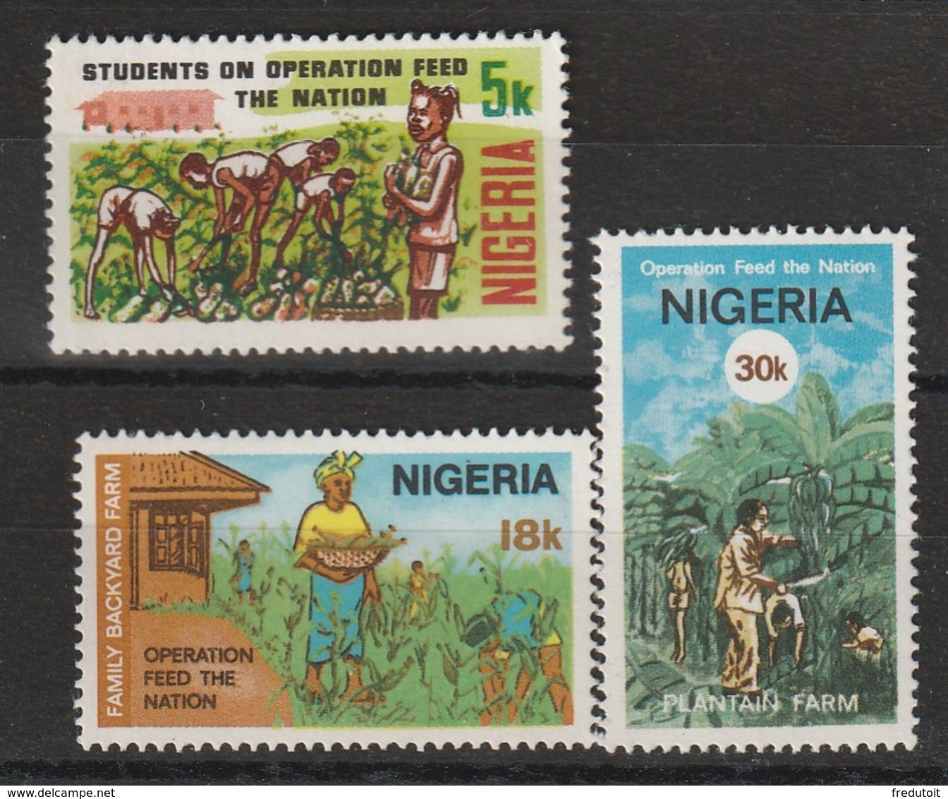 NIGERIA - N°351/3 ** (1978) - Nigeria (1961-...)