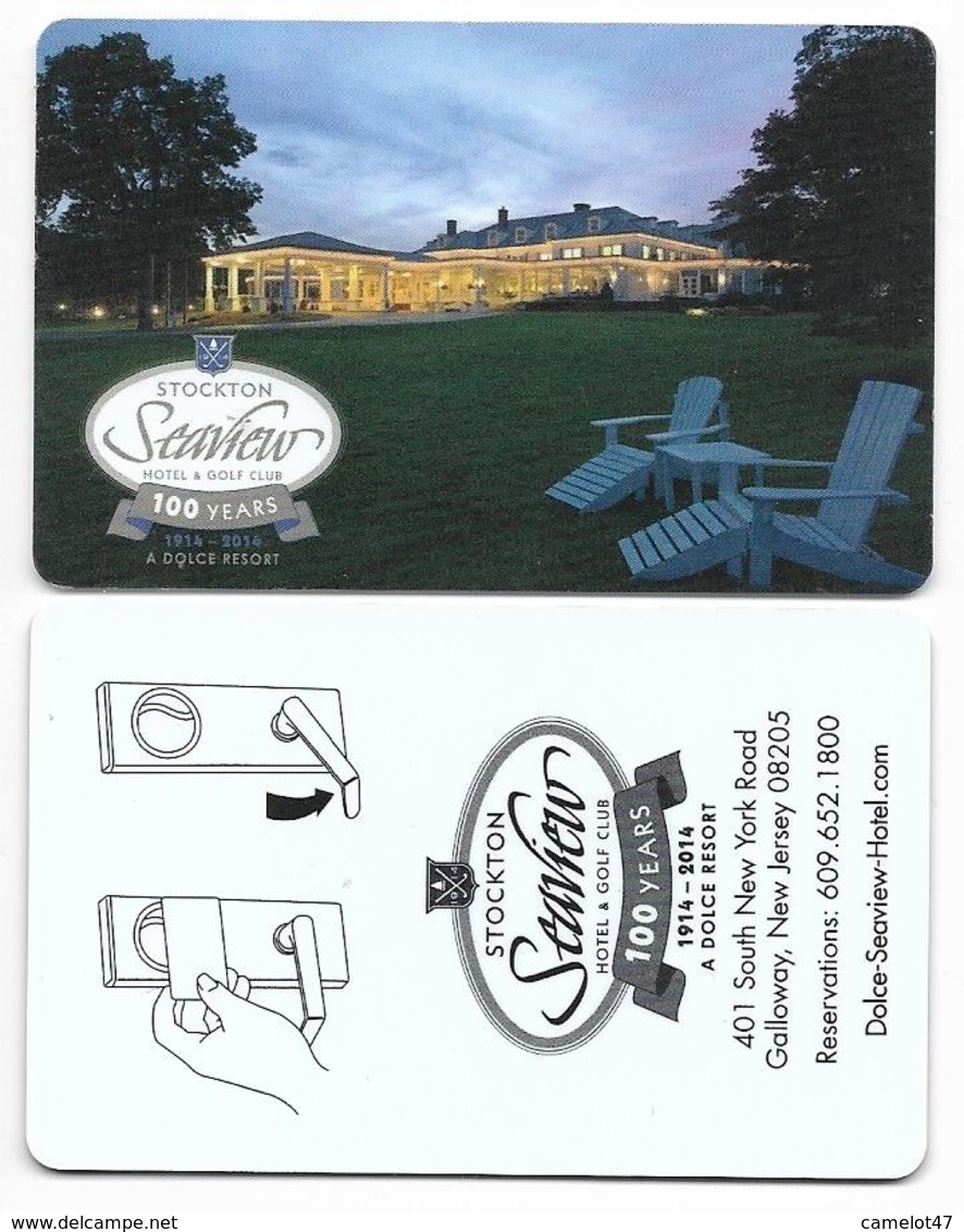 Stockton Seaview Hotel And Golf Course, NJ, U.S.A., Used Contactless Hotel Room Key Card # Seaview-1 - Cartes D'hotel