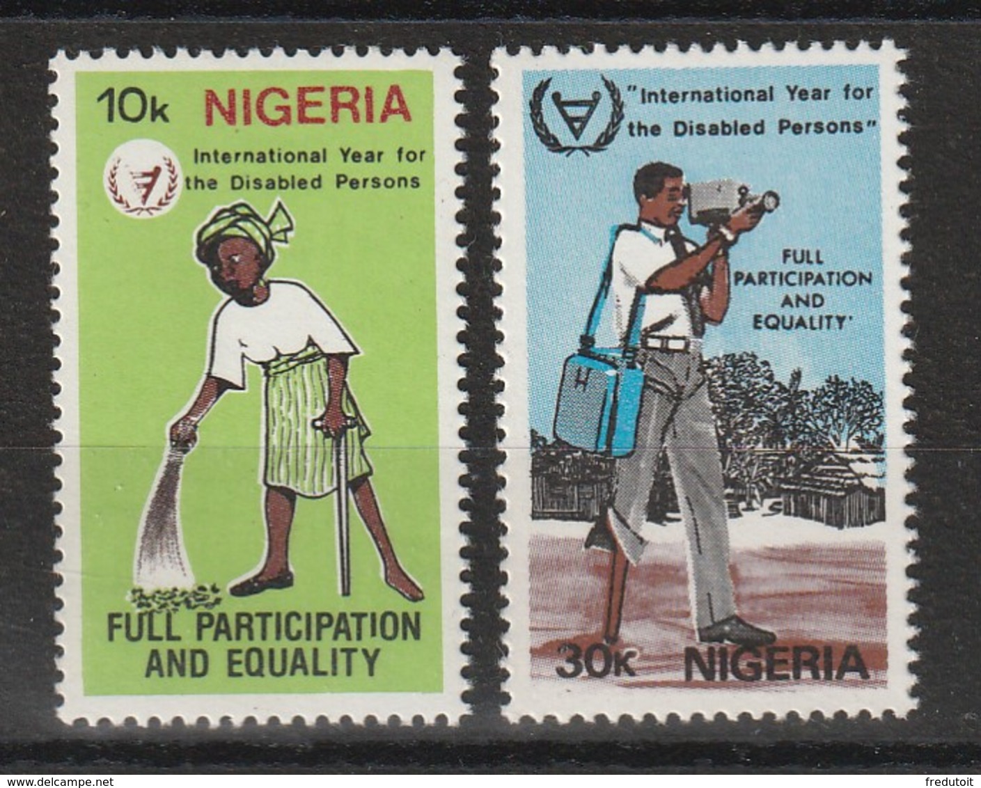 NIGERIA - N°391/2 ** (1981) - Nigeria (1961-...)