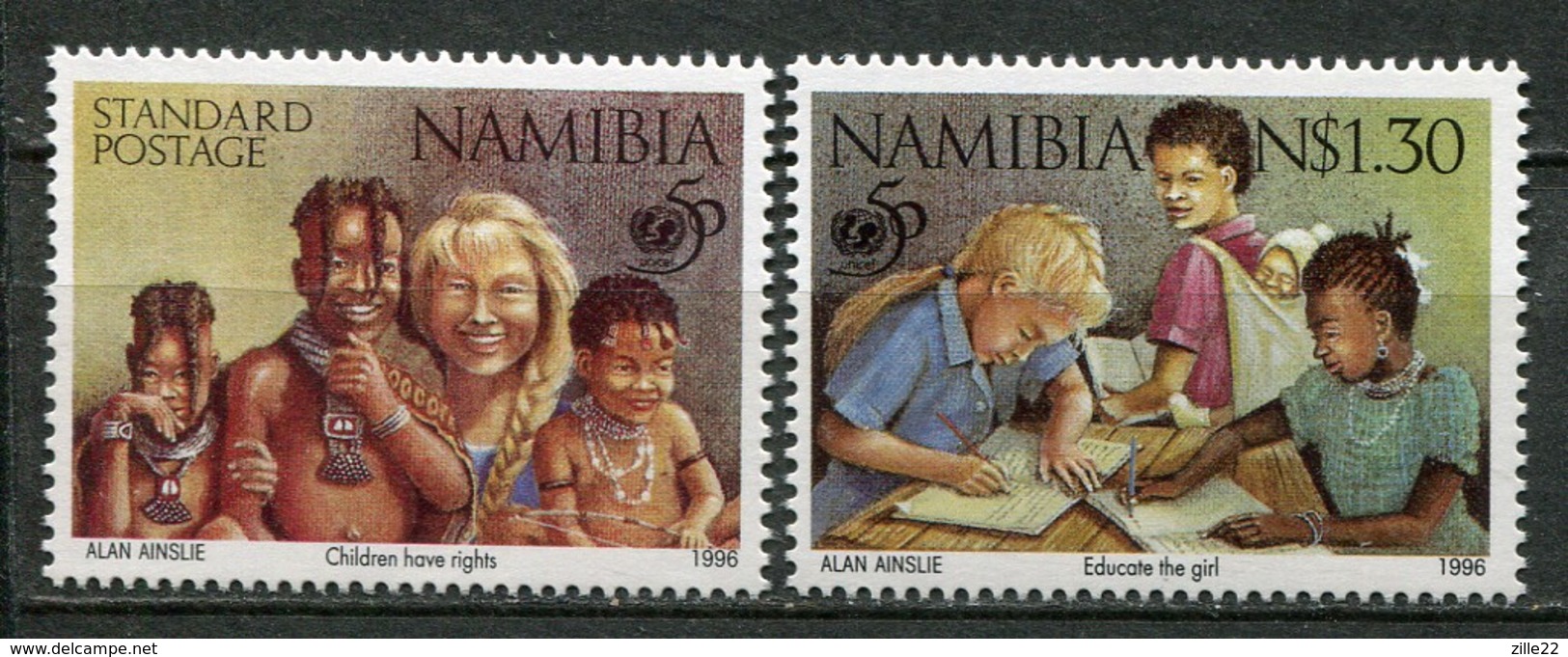 Namibia Mi# 813-4 Postfrisch/MNH - UNICEF - Namibia (1990- ...)