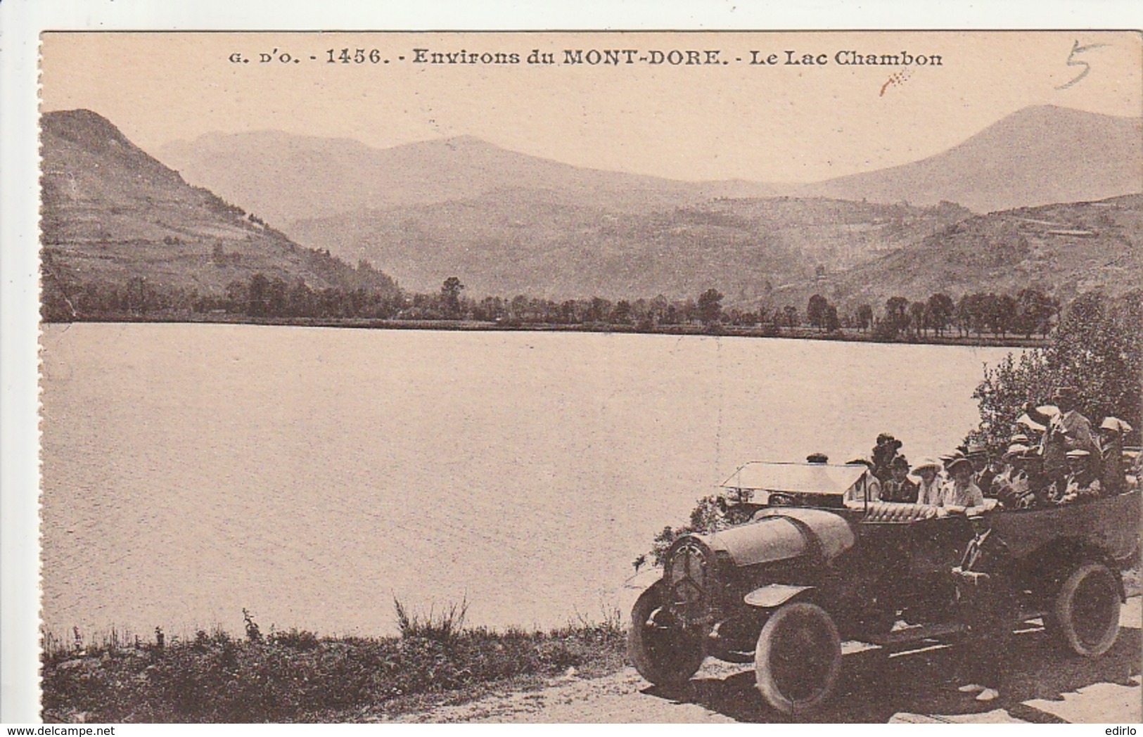 *** 63 ***  LE PUY DE DOME  Lac Chambon Environs Mont Dore   Automobile  -écrite  Excellent état - Le Mont Dore