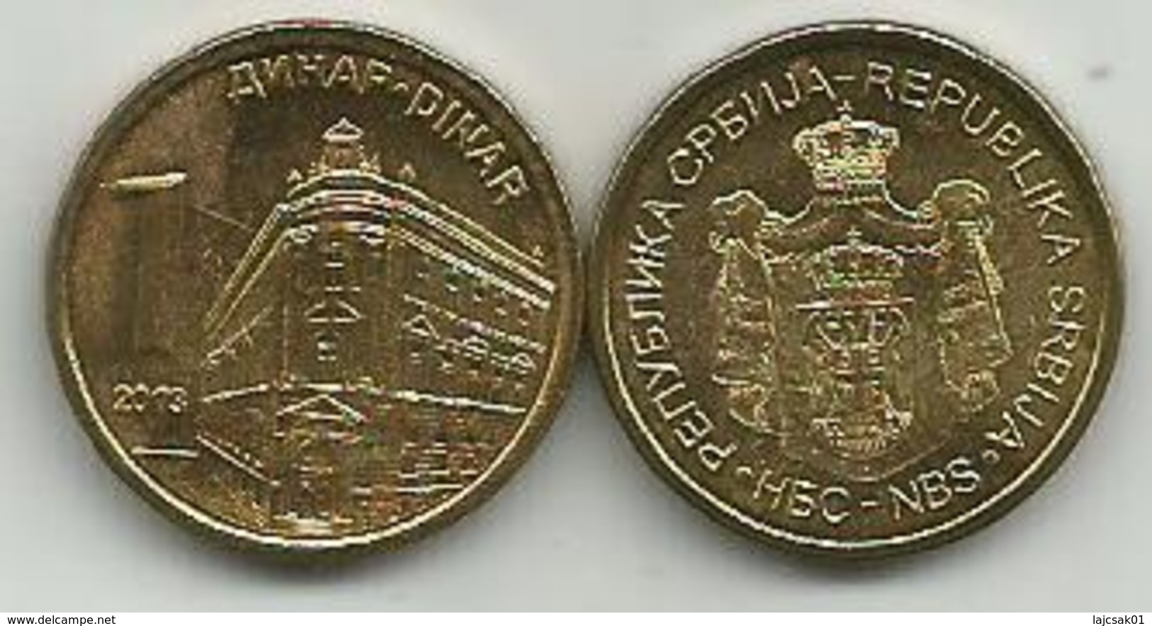 Serbia 1 Dinar 2013. KM#54 High Grade - Serbia