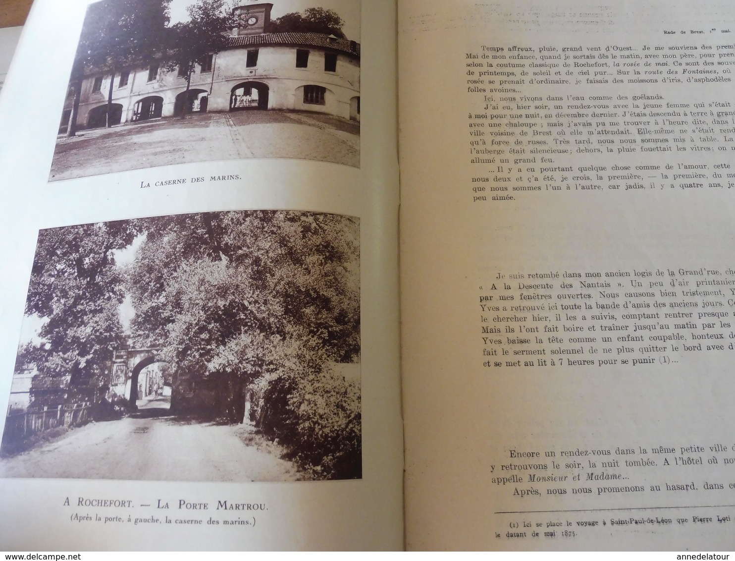 JOURNAL INTIME (Pierre Loti)  publié par son fils Samuel Viaud   (année 1924) document I et II ...à suivre