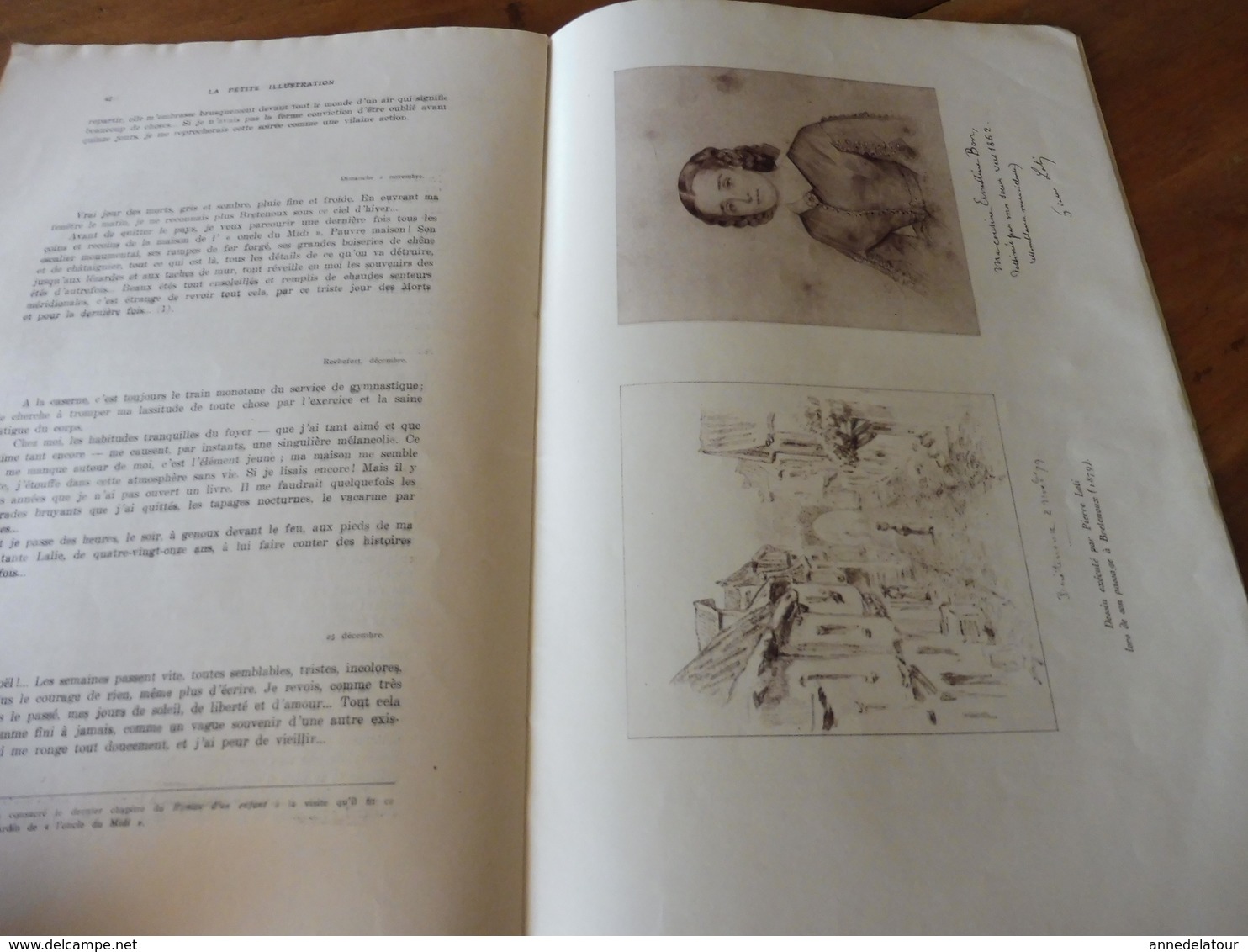 JOURNAL INTIME (Pierre Loti)  publié par son fils Samuel Viaud   (année 1924) document I et II ...à suivre