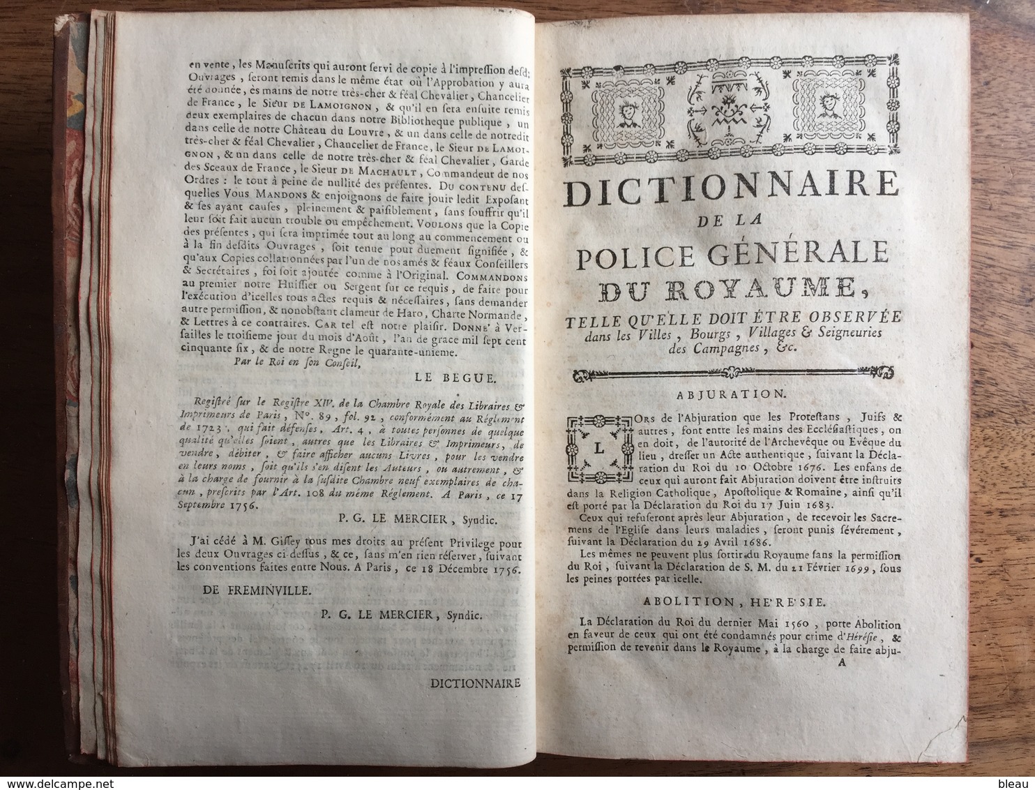 (Police Et Vie Sociale) Edme De La POIX De FREMINVILLE : Traité De La Police Générale Des Villes, 1778. - 1701-1800