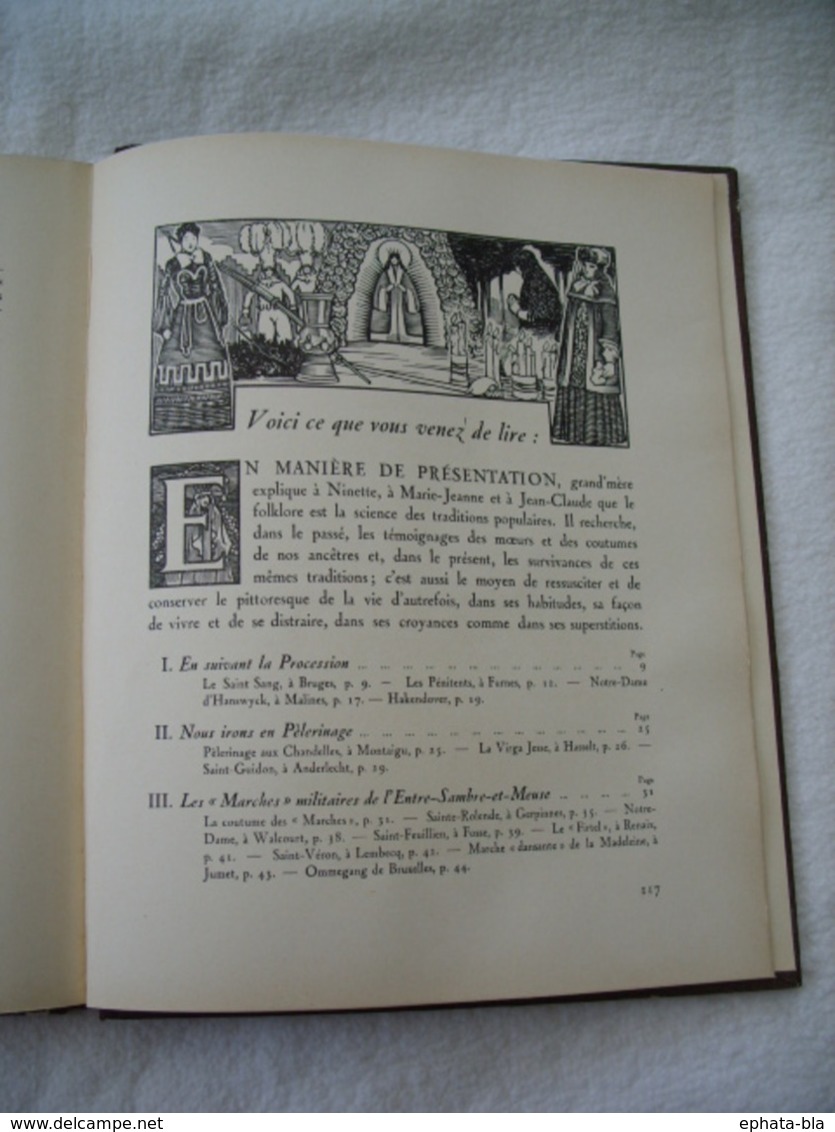 Folklore Belge. H. Liebrecht. Binche, Ath, Fosse, Iseghem, Mons, Nivelle, Renaix, Russon, Thuin, Tournai, Wevelghem, ..