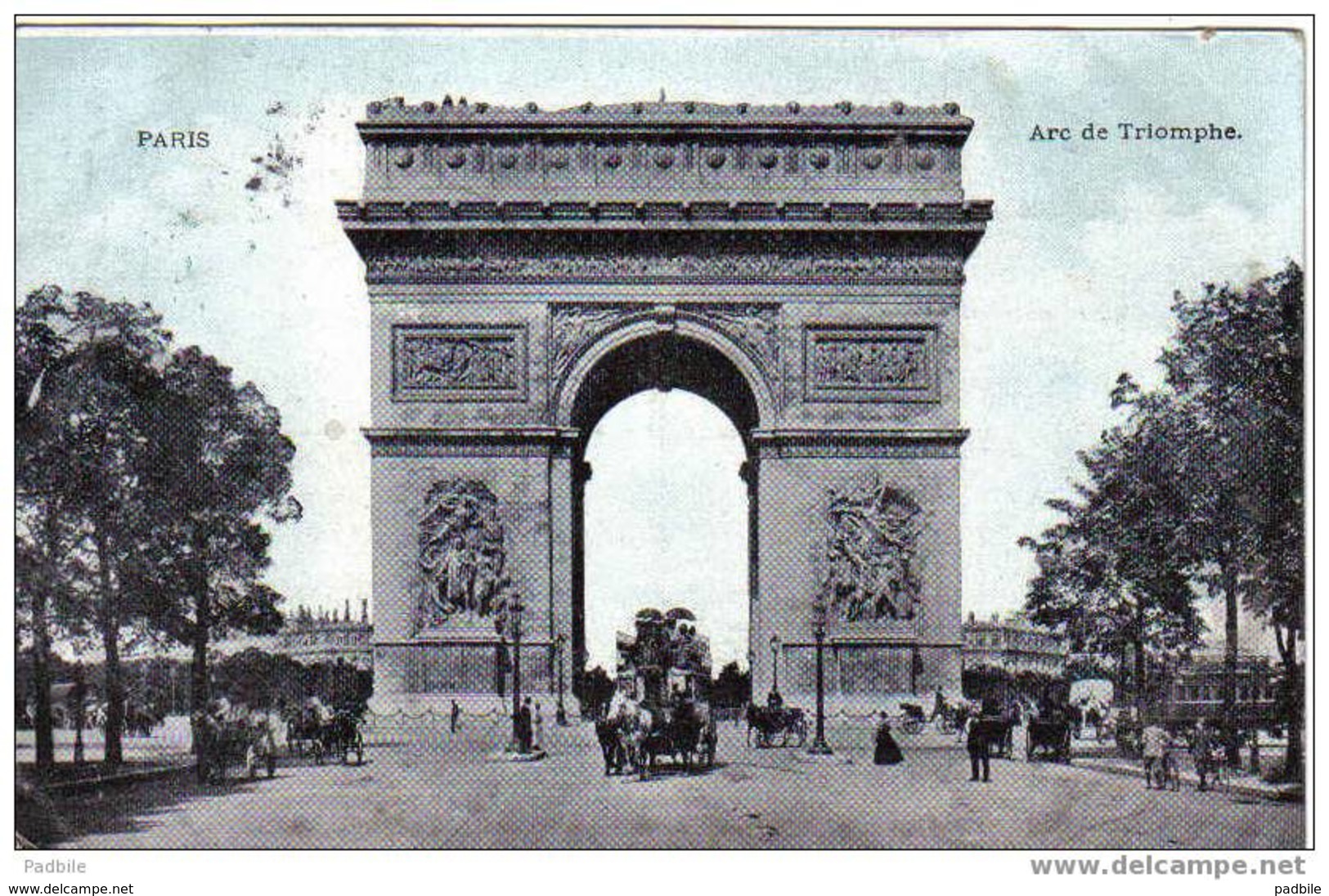 Carte Postale 75. Paris  L'Arc De Triomphe - Arc De Triomphe