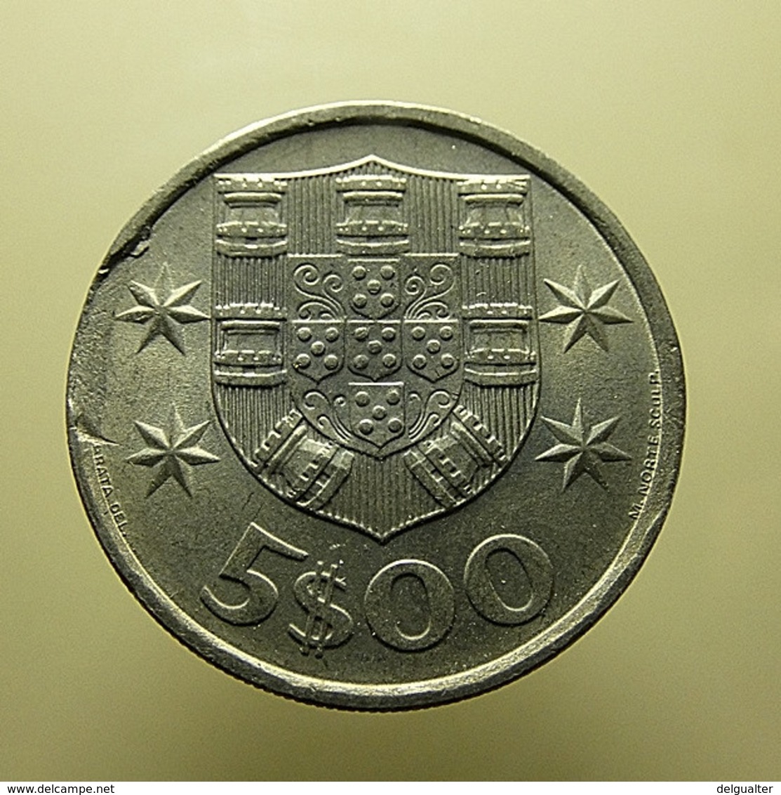 Portugal 5 Escudos 1983 With Defect - Portugal