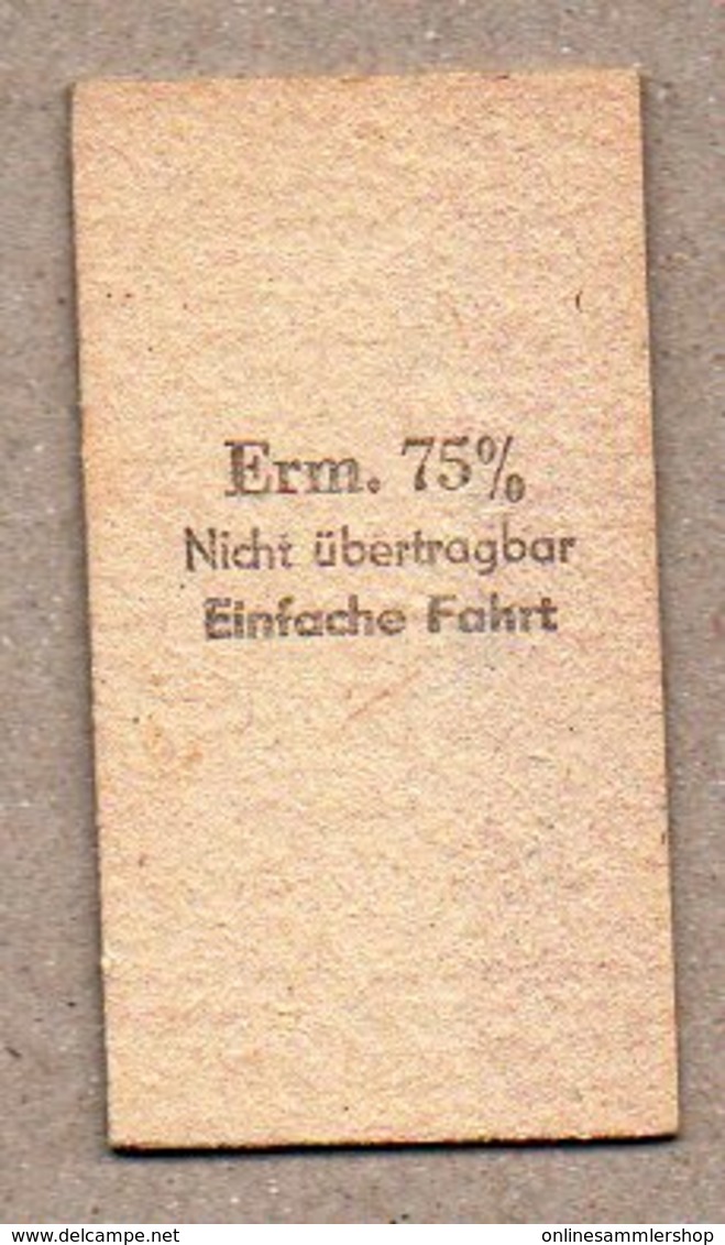 BRD  (Reichsbahn) - Pappfahrkarte Eisenbahn Train  - Berlin Stadtbahn - Schwerin Von 1978 - Europa