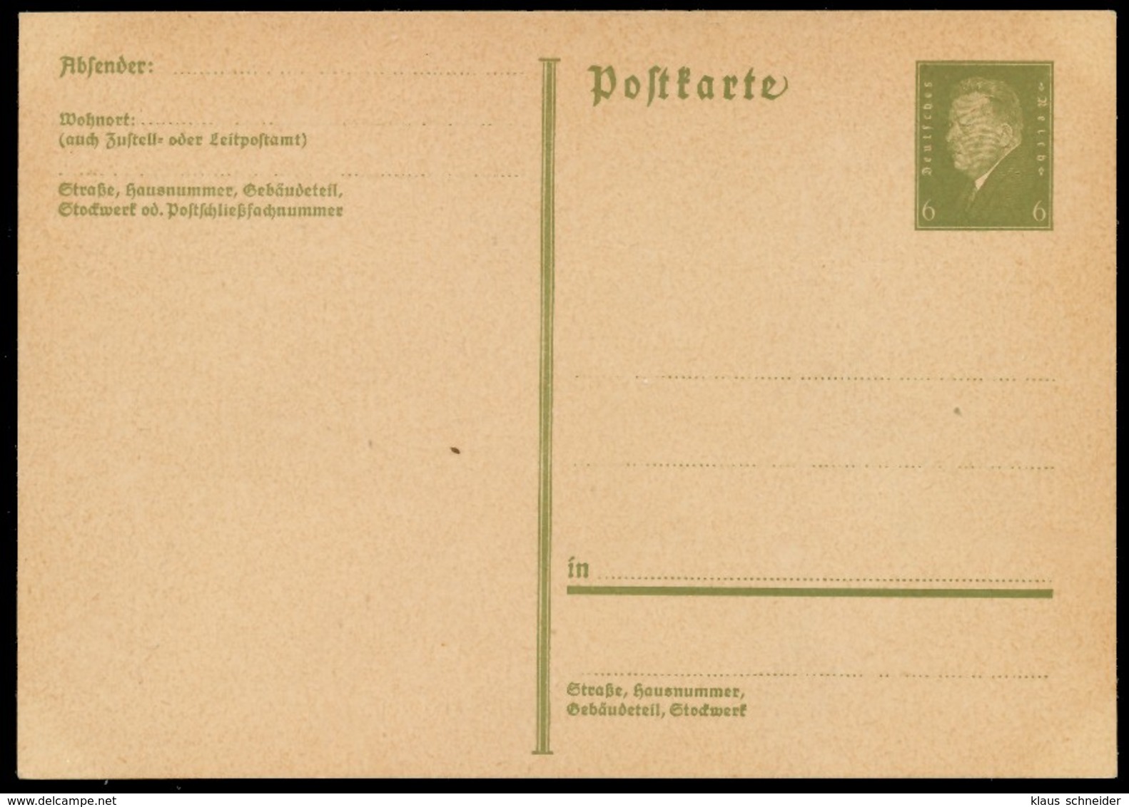 DEUTSCHES REICH Nr P199I UNGEBRAUCHT POSTKARTE X8CC55A - Otros & Sin Clasificación