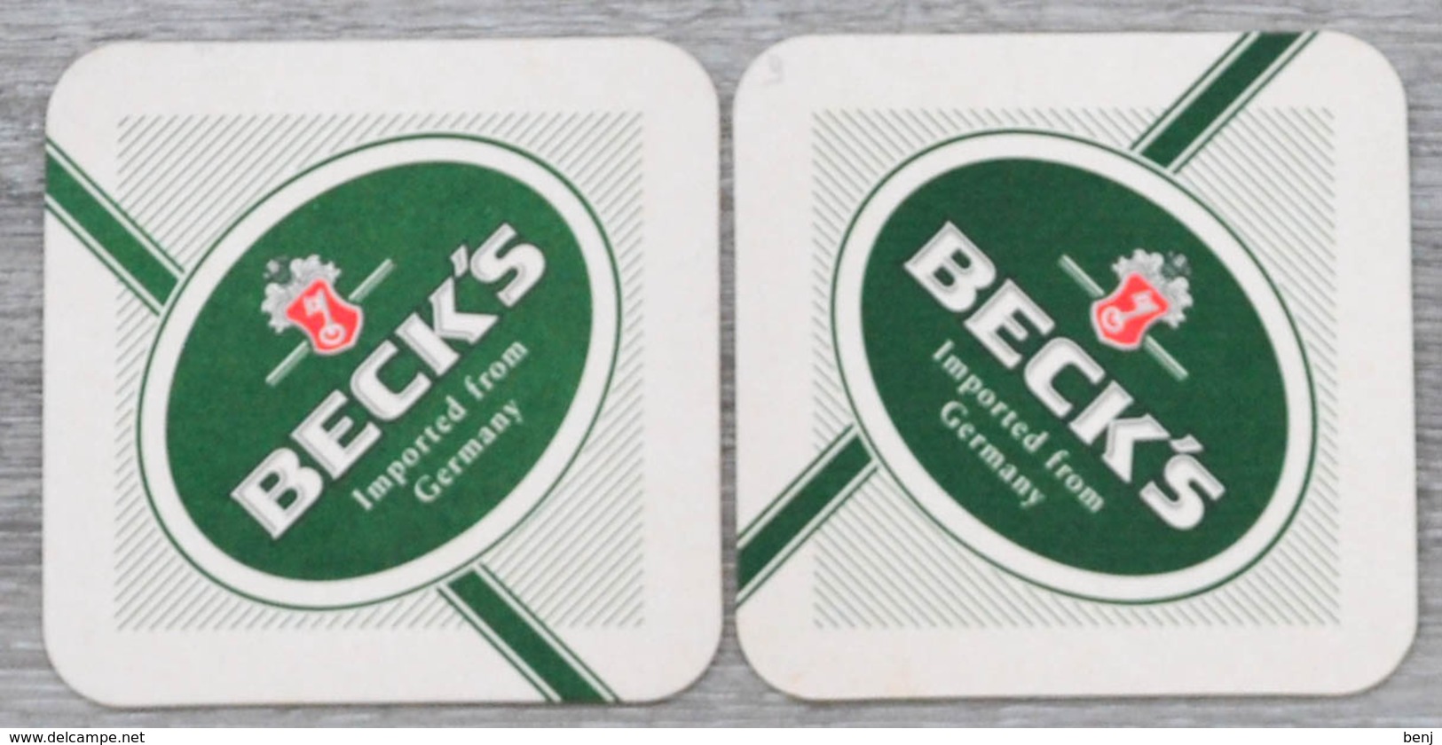 Sous-bock BECK'S Imported From Germany Bierdeckel Bierviltje Coaster (CX) - Sous-bocks