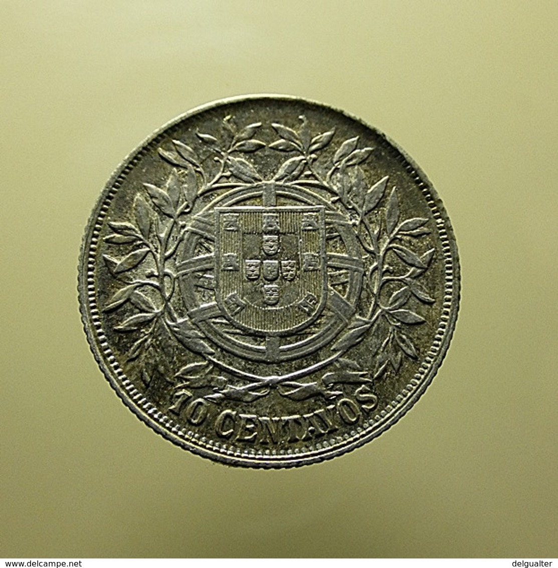 Portugal 10 Centavos 1915 Silver - Portugal