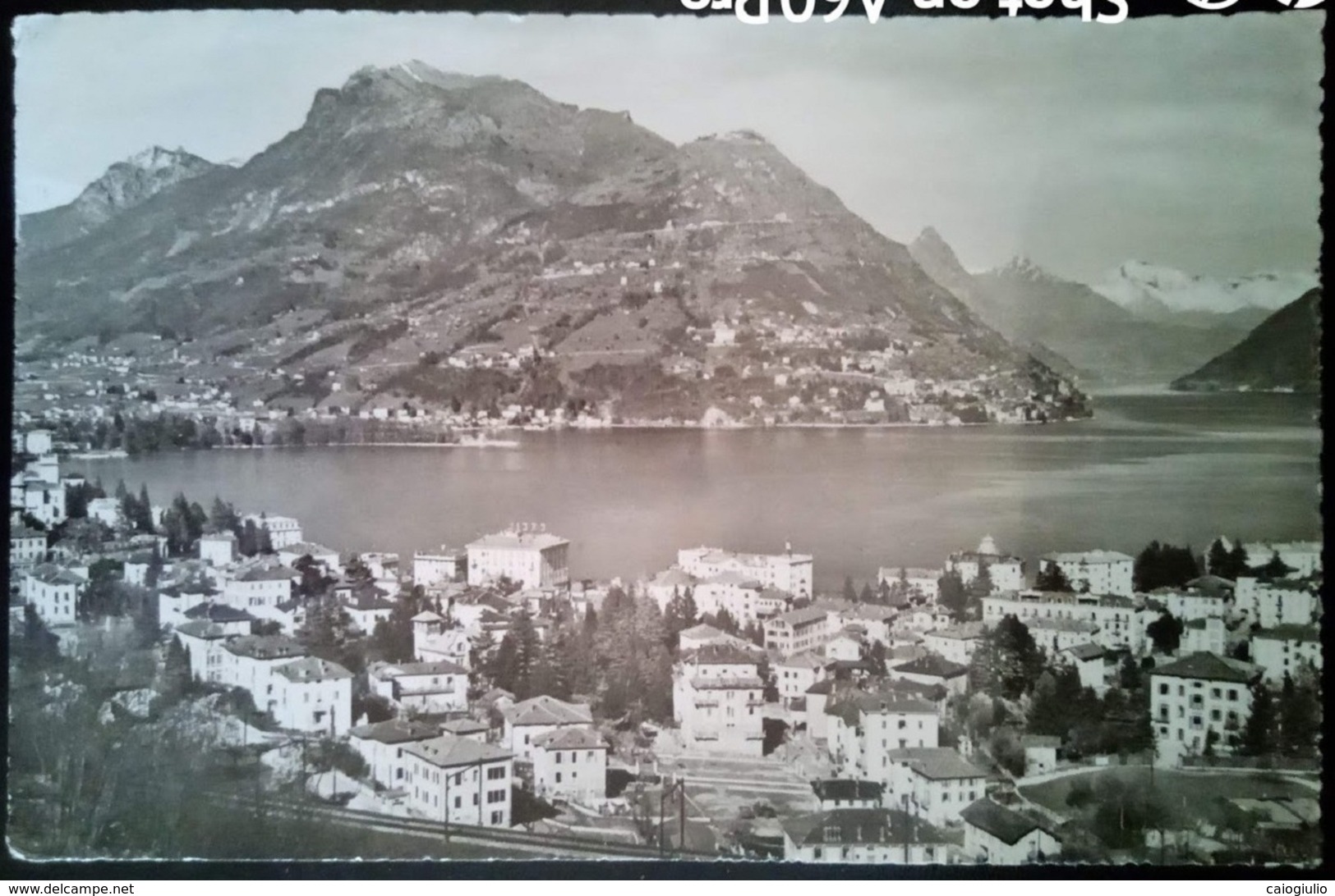 LUGANO - PARADISO E MONTE BRÈ - VIAGGIATA 1955 - Paradiso