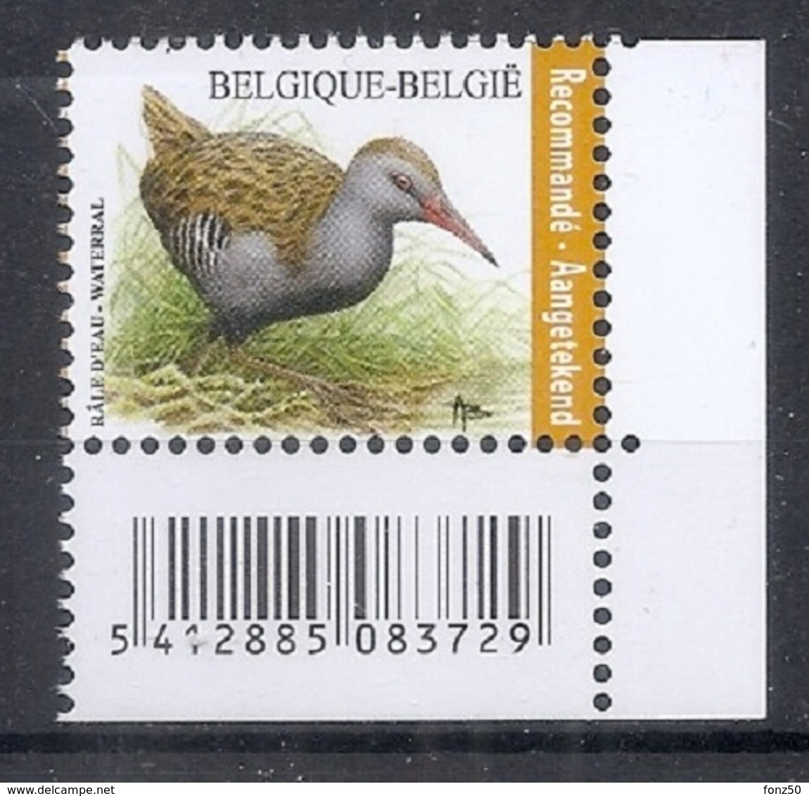 BELGIE * Buzin * Nr 4671  Barcode * Postfris Xx * HELDER PAPIER - 1985-.. Pájaros (Buzin)