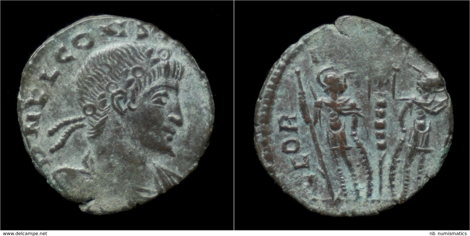 Constans AE Follis - L'Empire Chrétien (307 à 363)