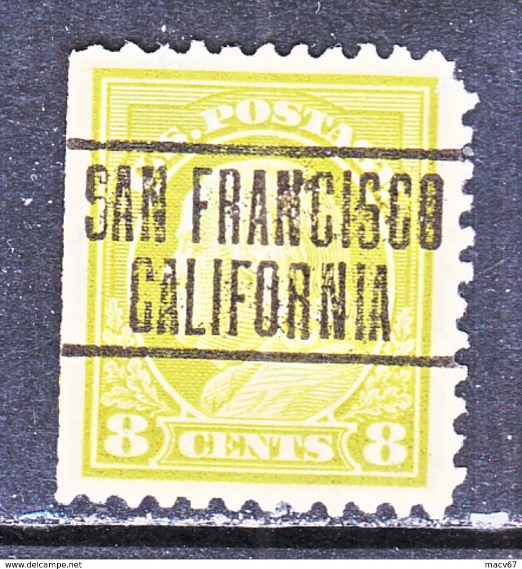 U.S. 508  Perf  10  Single Line Wmk.     (o)   CALIF.   1913-15 Issue - Preobliterati