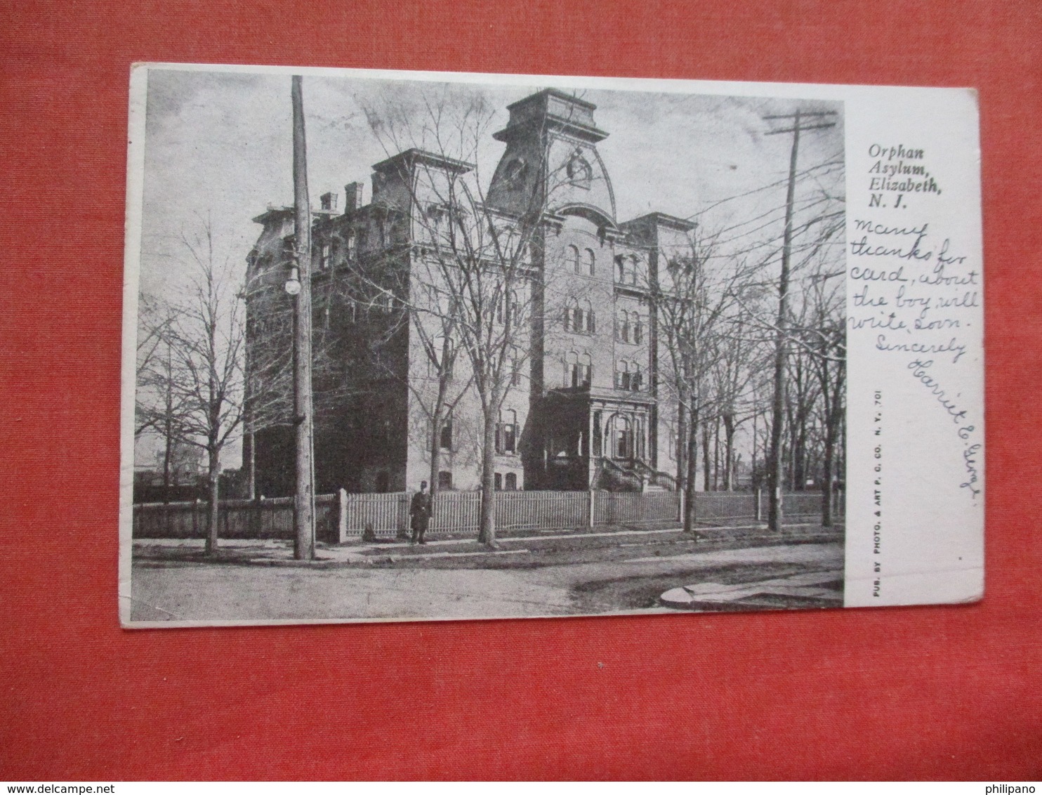 Orphan Asylum  New Jersey > Elizabeth  Ref 4119 - Elizabeth