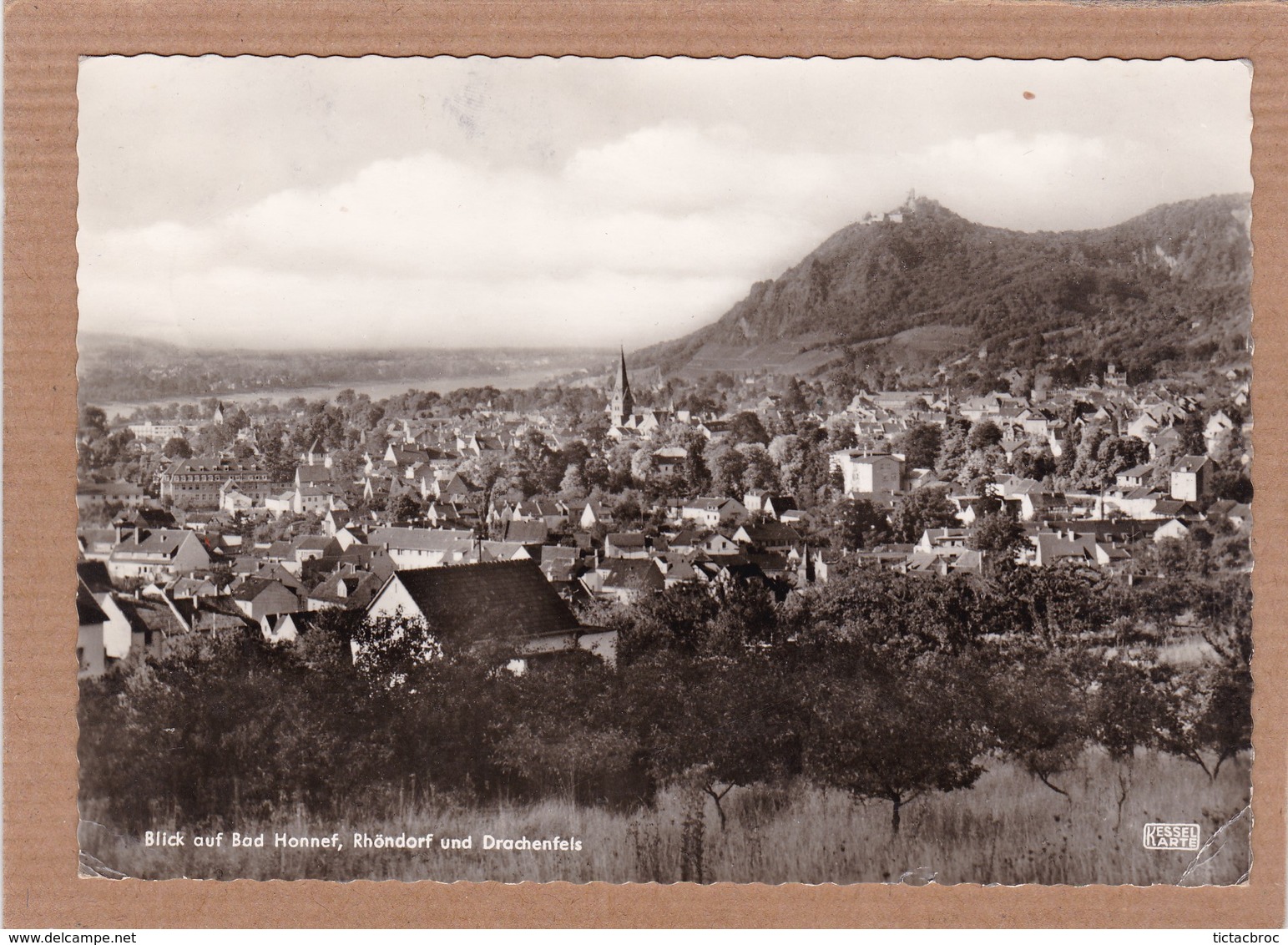 CPSM Allemagne Rhöndorf Und Drachenfels Blick Auf Bad Honnef - Röhndorf