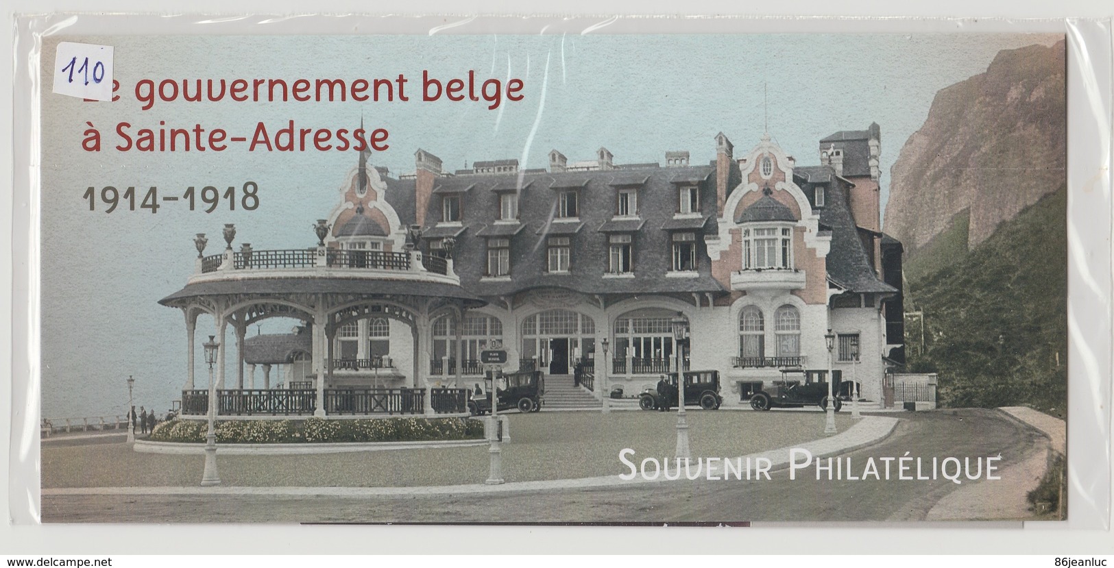 FRANCE - Bloc Souvenir N° 110 - Neuf Sous Blister - " Le Gouvernement Belge à Sainte-Adresse  1914 - 1918 " - - Other & Unclassified