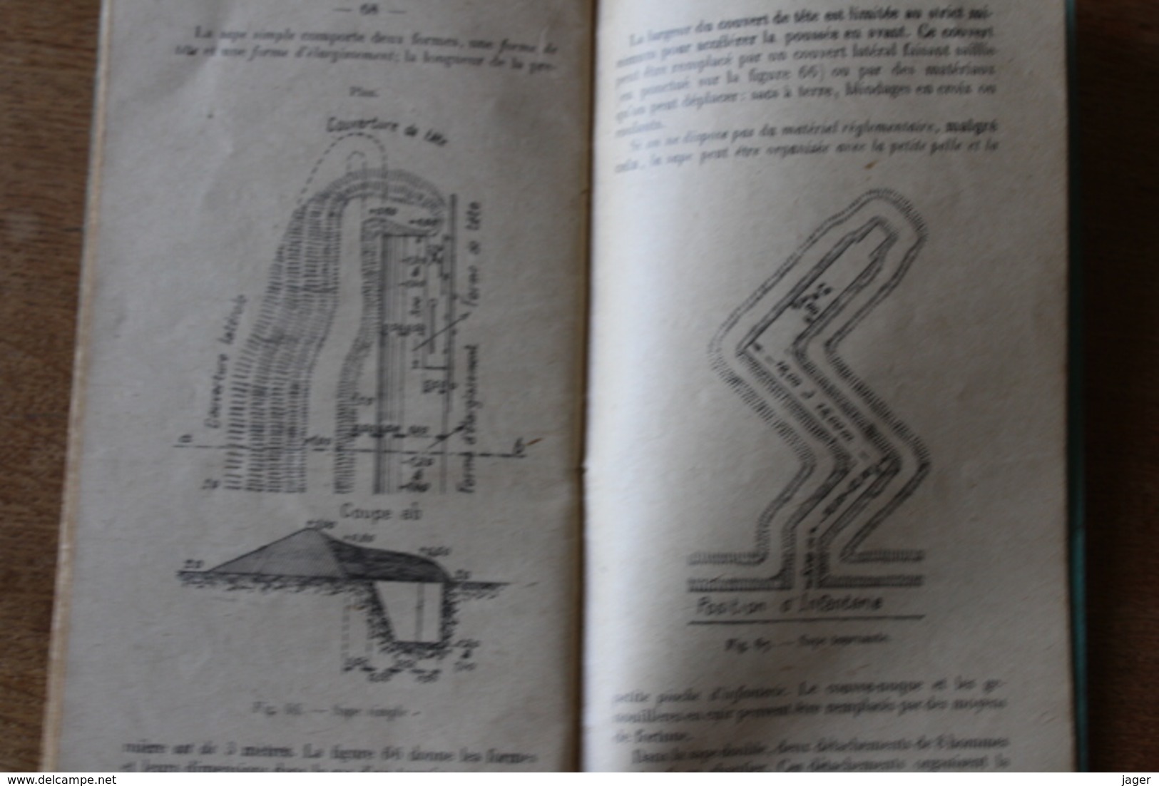 Livret Militaire  Fortification De Campagne  1915  Pour Réalisation De Tranchées Allemandes - 1914-18