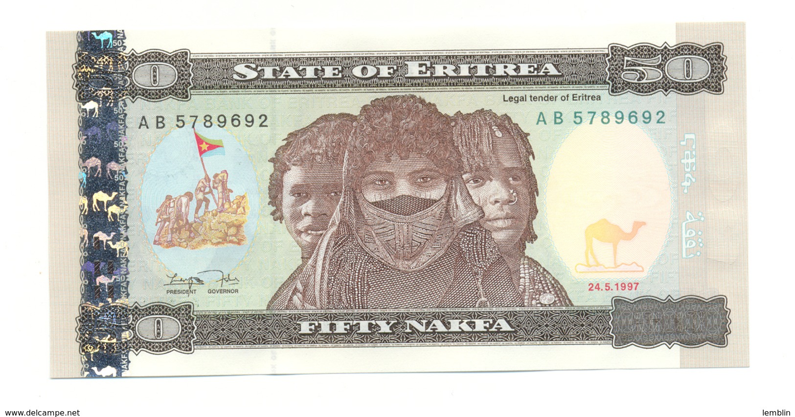 50 NAKFA 1997 - Erythrée