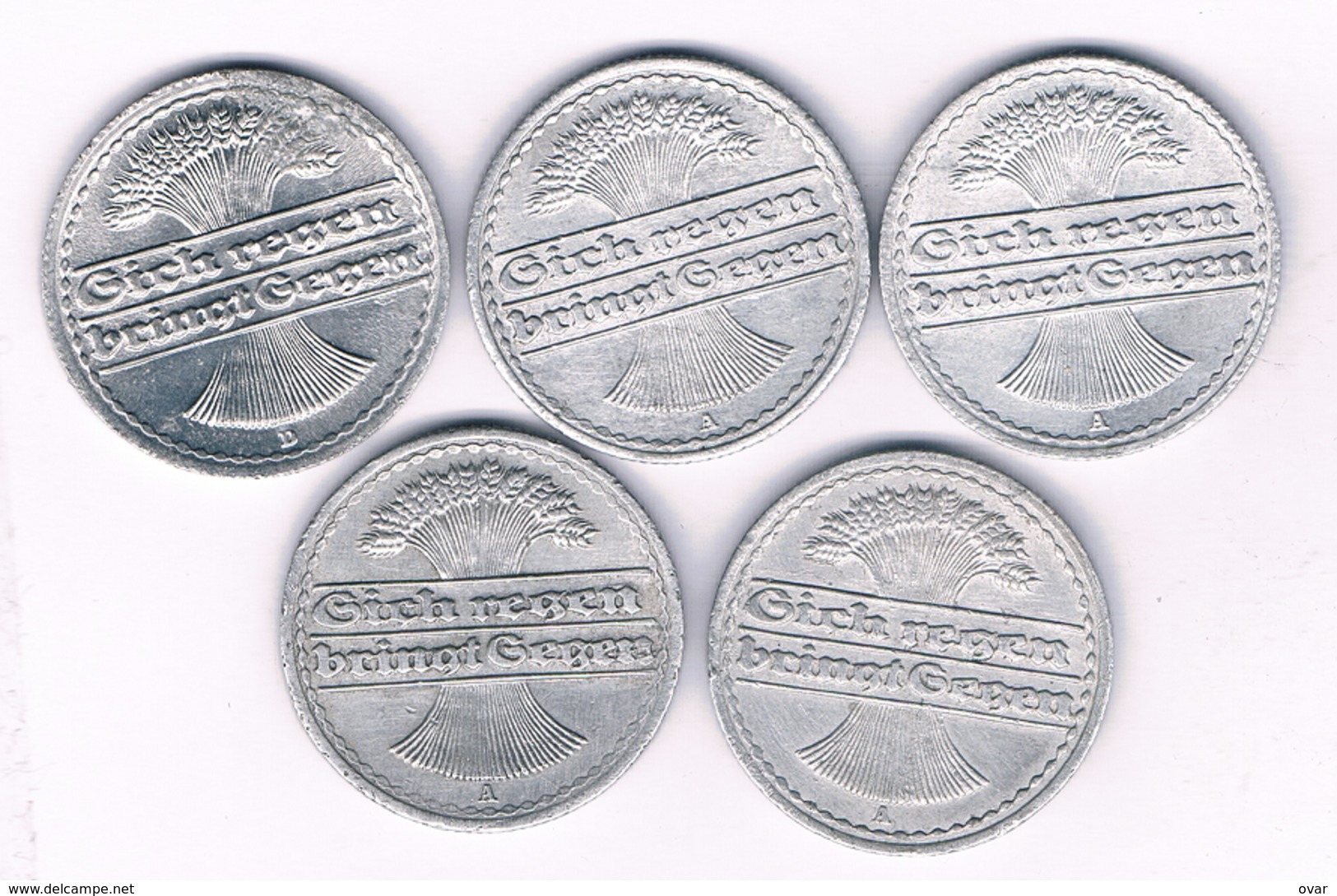 50 PFENNIG LOT DUITSLAND /4205// - 50 Rentenpfennig & 50 Reichspfennig