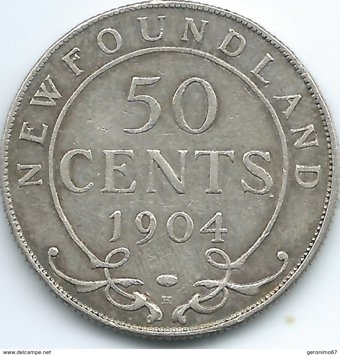 Newfoundland - Edward VII - 1904 - 50 Cents - KM11 - Canada