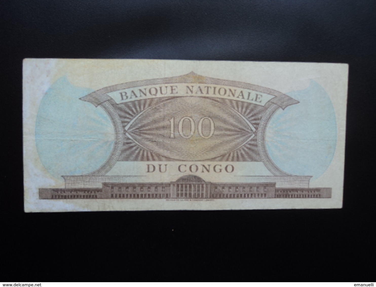 RÉPUBLIQUE DÉMOCATIQUE DU CONGO * : 100 FRANCS   01.03.1962    P 6a     TTB - Democratic Republic Of The Congo & Zaire