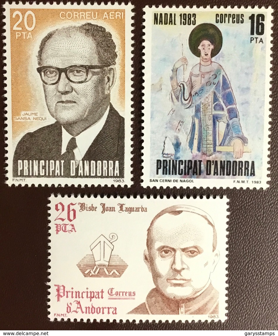 Andorra Spanish 1983 3 Commemorative Sets MNH - Nuovi