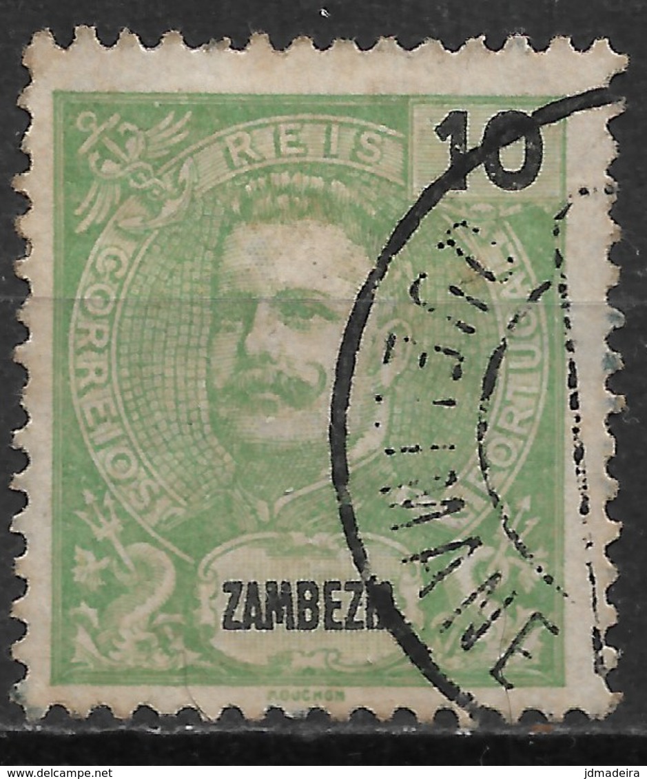 Zambezia – 1898 King Carlos 10 Réis - Zambèze