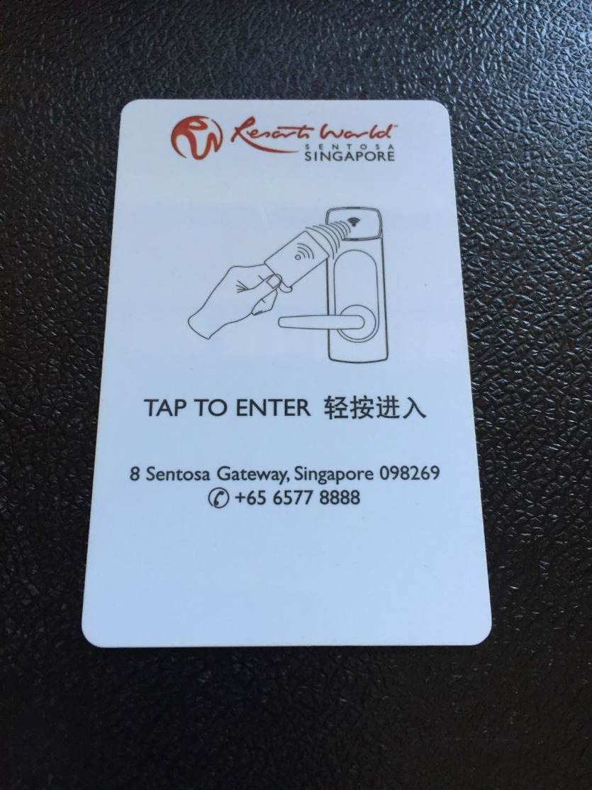 Hotelkarte Room Key Keycard Clef De Hotel Tarjeta Hotel  RESORTS WORLD CASINO SENTOSA SINGAPORE - Non Classés