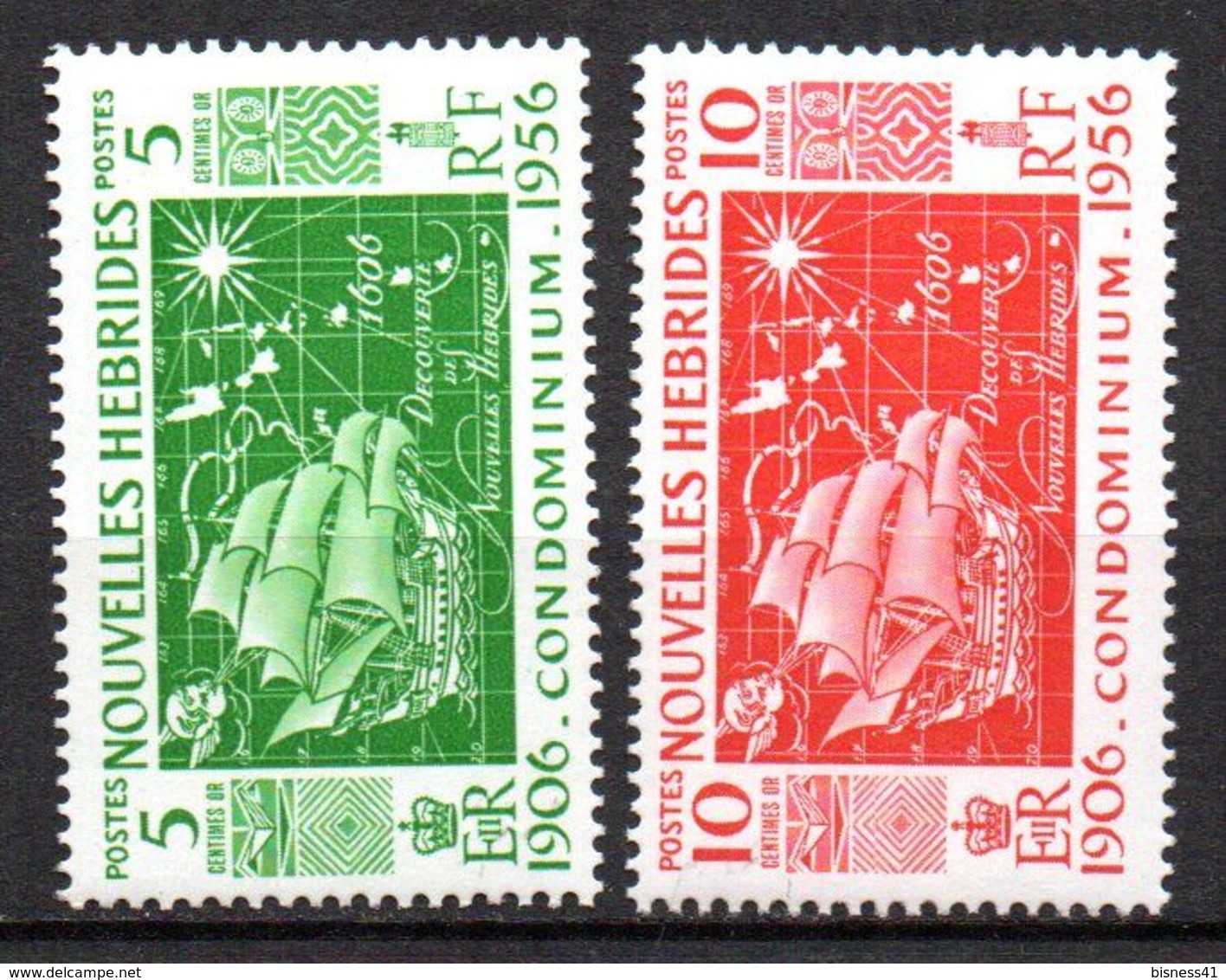 Col17  Colonie Nouvelles Hebrides N° 167 & 168 Neuf XX MNH  Cote 2,50€ - Unused Stamps