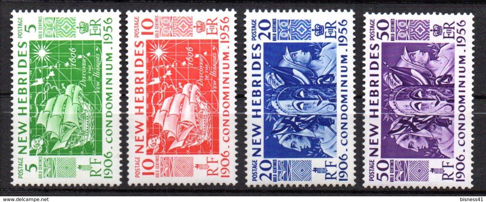 Col17  Colonie Nouvelles Hebrides N° 171 à 174 Neuf XX MNH  Cote 9,20€ - Unused Stamps