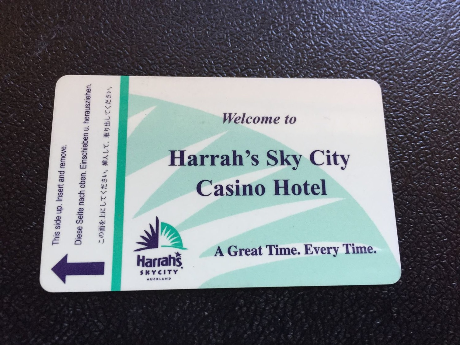 Hotelkarte Room Key Keycard Clef De Hotel Tarjeta Hotel  HARRAH `S SKY CITY CASINO  HOTEL AUCKLAND NEW ZEALAND - Sin Clasificación