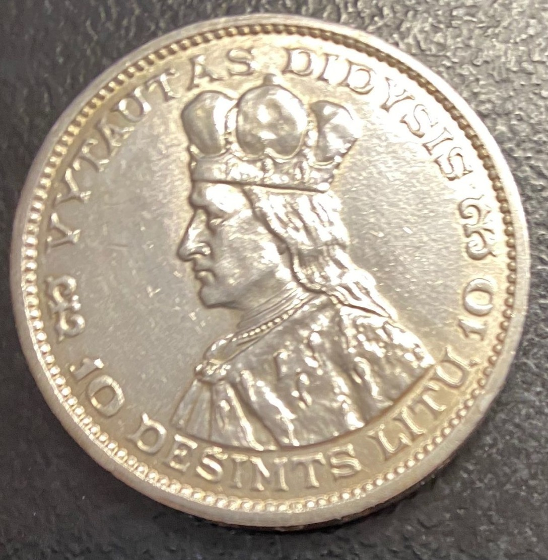 MONEDA DE 10 LITUS AÑO 1936 - Lithuania