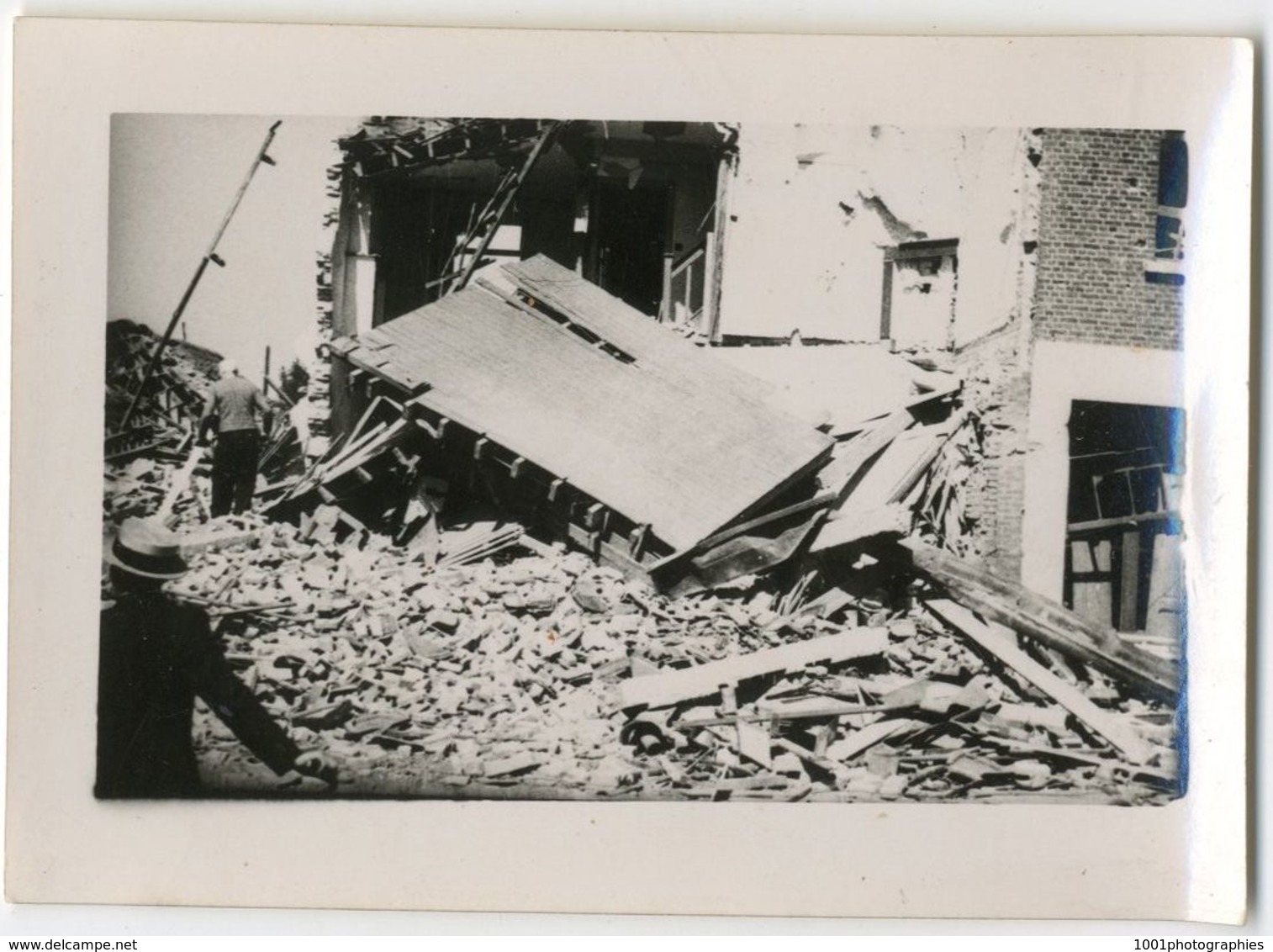 WW2, Bruxelles. Bombardements à Bruxelles, nombreuses annotations,, voir ce dessous. 47 Tirages originaux  FG1478
