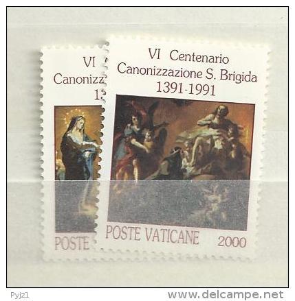 1991 MNH Vaticano, Vatikanstaat, Mi 1038-9,  Postfris - Neufs