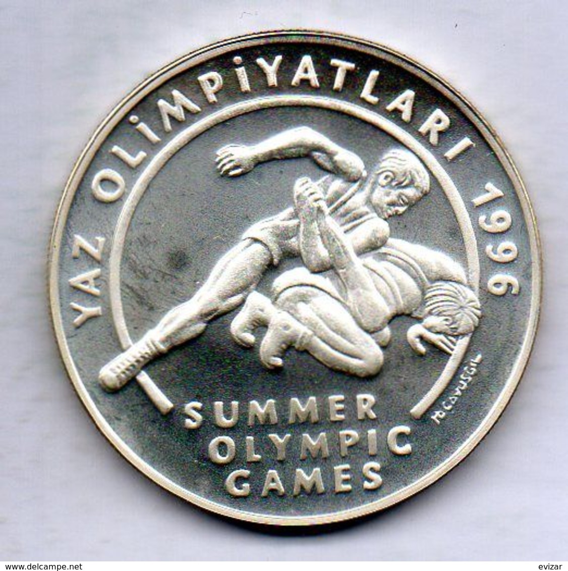 TURKEY, 50.000 Lira, Silver, Year 1995, KM #1045 - Turkije