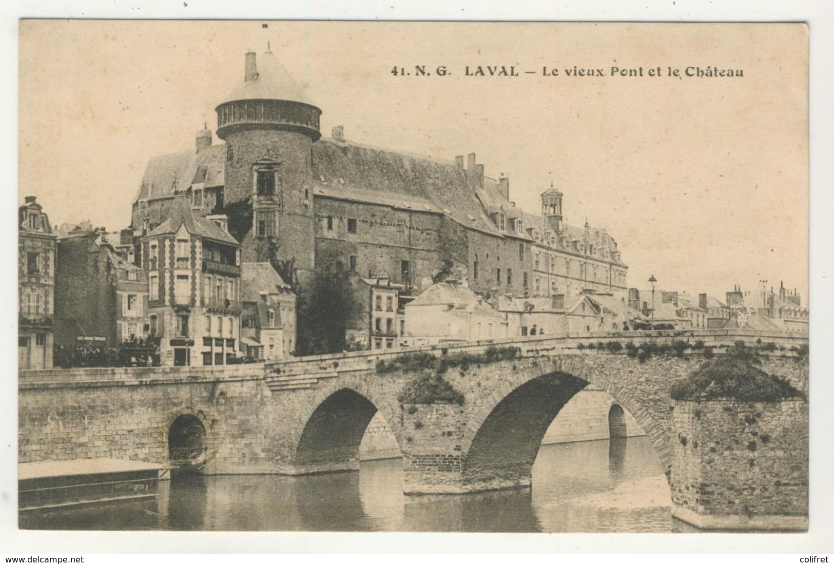 53 - Laval - Le Vieux Pont Et Le Château - Laval