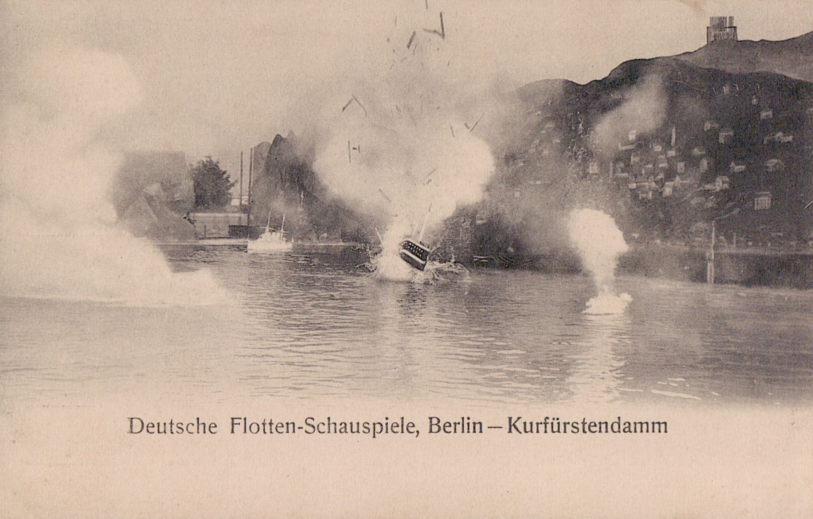 Deutsche Flotten-Schauspiele, Berlin-Kurfürstendamm. (Lehniner Platz, 1904). - Charlottenburg
