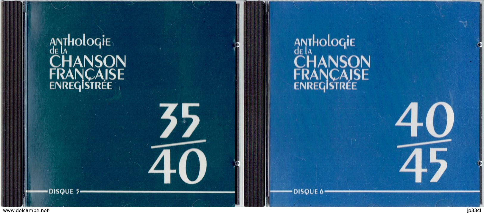 Anthologie De La Chanson Française Enregistrée (années 1910/45) Collection Complète De 6 CD - Compilations