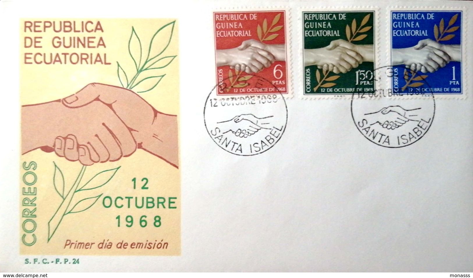 Carta. Guinea - Guinea Española