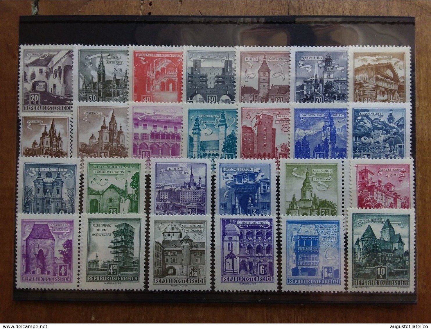 AUSTRIA 1957/62 - Vedute E Monumenti Storici - Nuovi ** + Spese Postali - Neufs