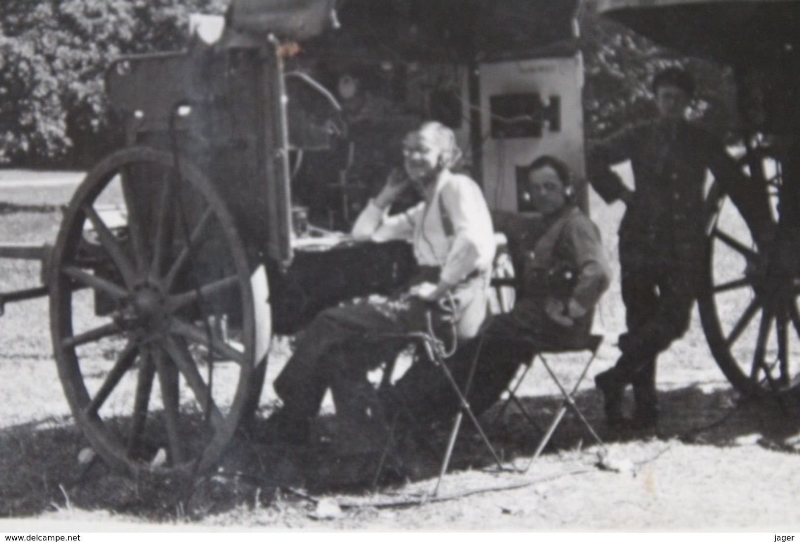 Carte Photo Les Transmetteurs Transmission Télégraphistes Allemands Avec Matériel WWI - 1914-18