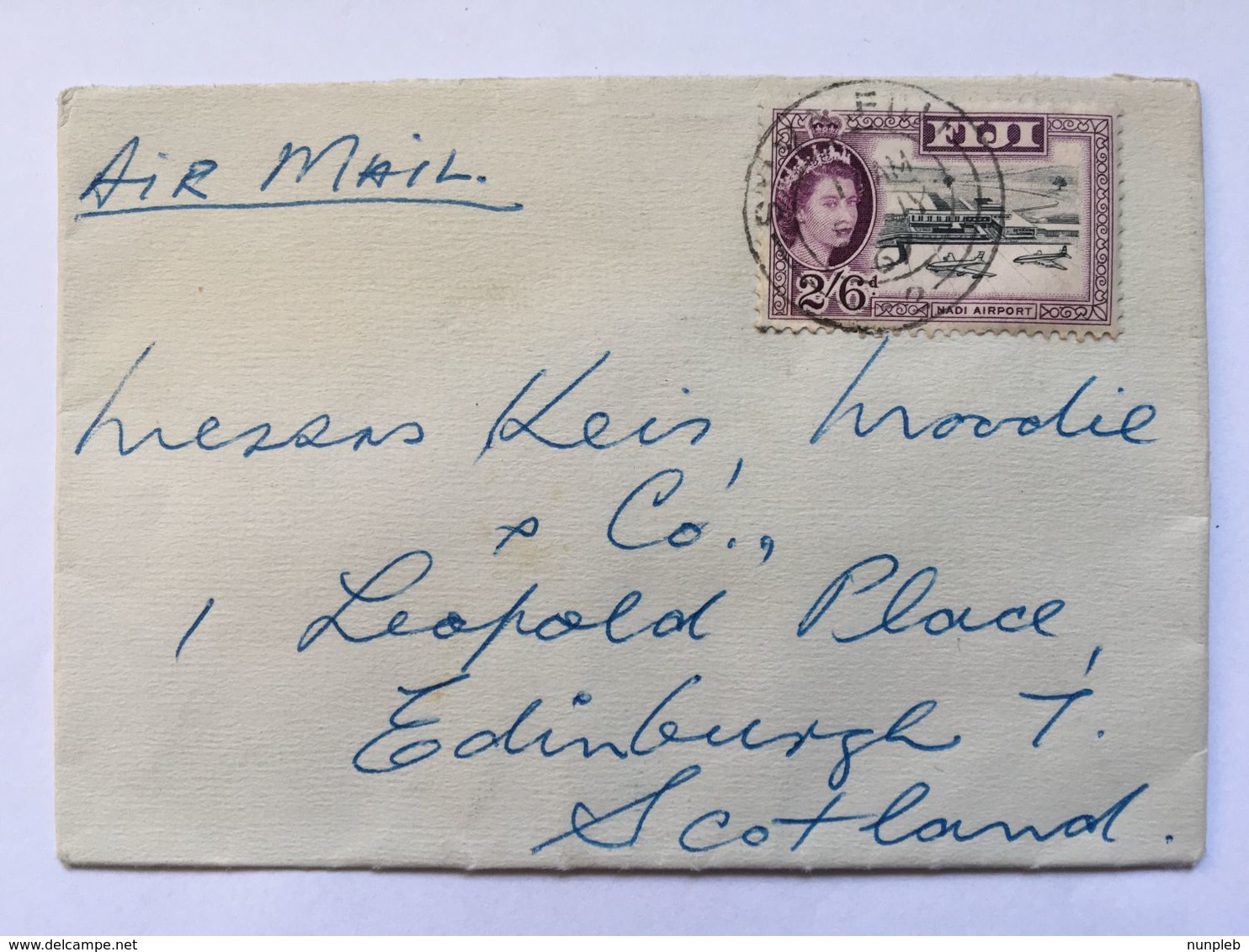 FIJI 1967 Air Mail Cover To Edinburgh 2/6d Rate - Fidji (...-1970)