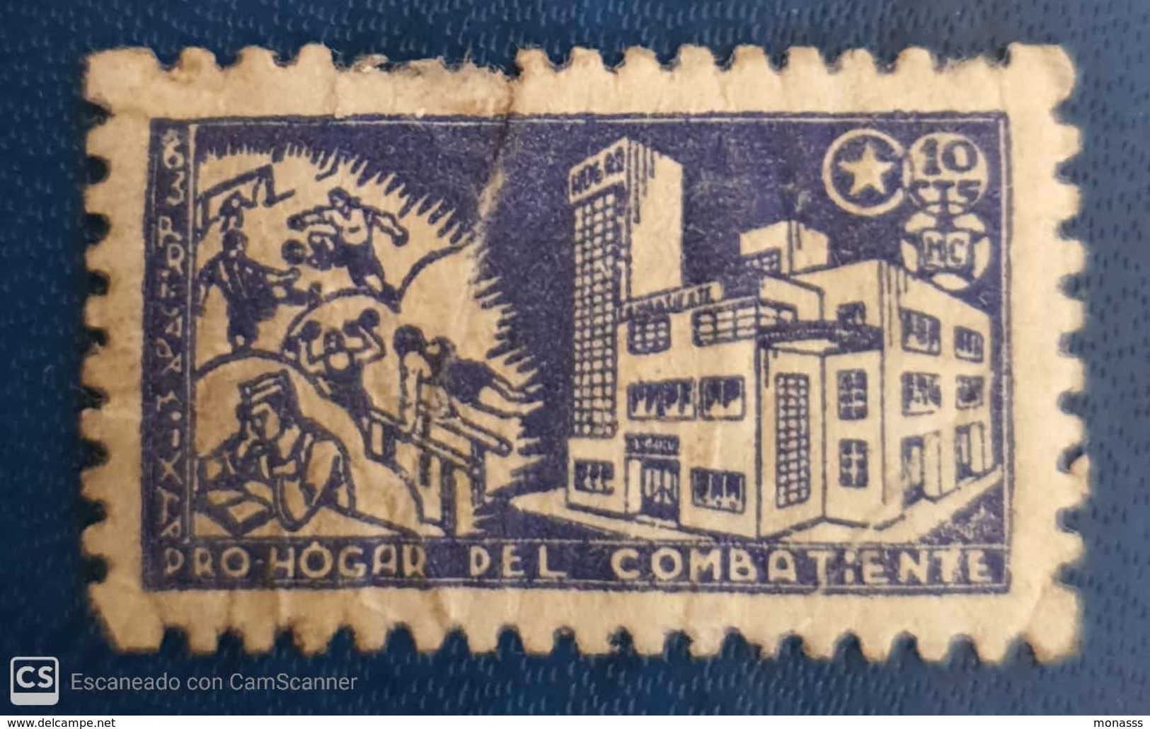 Guerra Civil. Sello Roto. - Spanish Civil War Labels