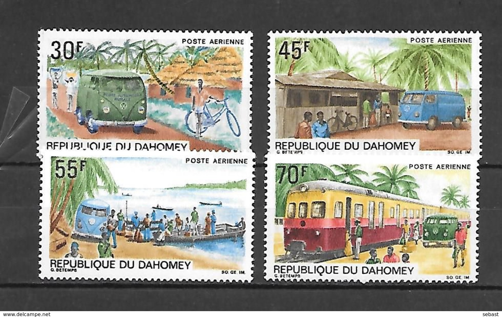 TIMBRE NEUF DU DAHOMEY DE 1968 N° MICHEL 356/59 - Benin – Dahomey (1960-...)