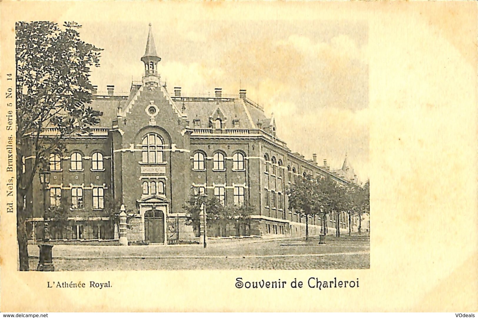 028 118 - CPA - Belgique - Charleroi - L'Athénée Royal - Charleroi