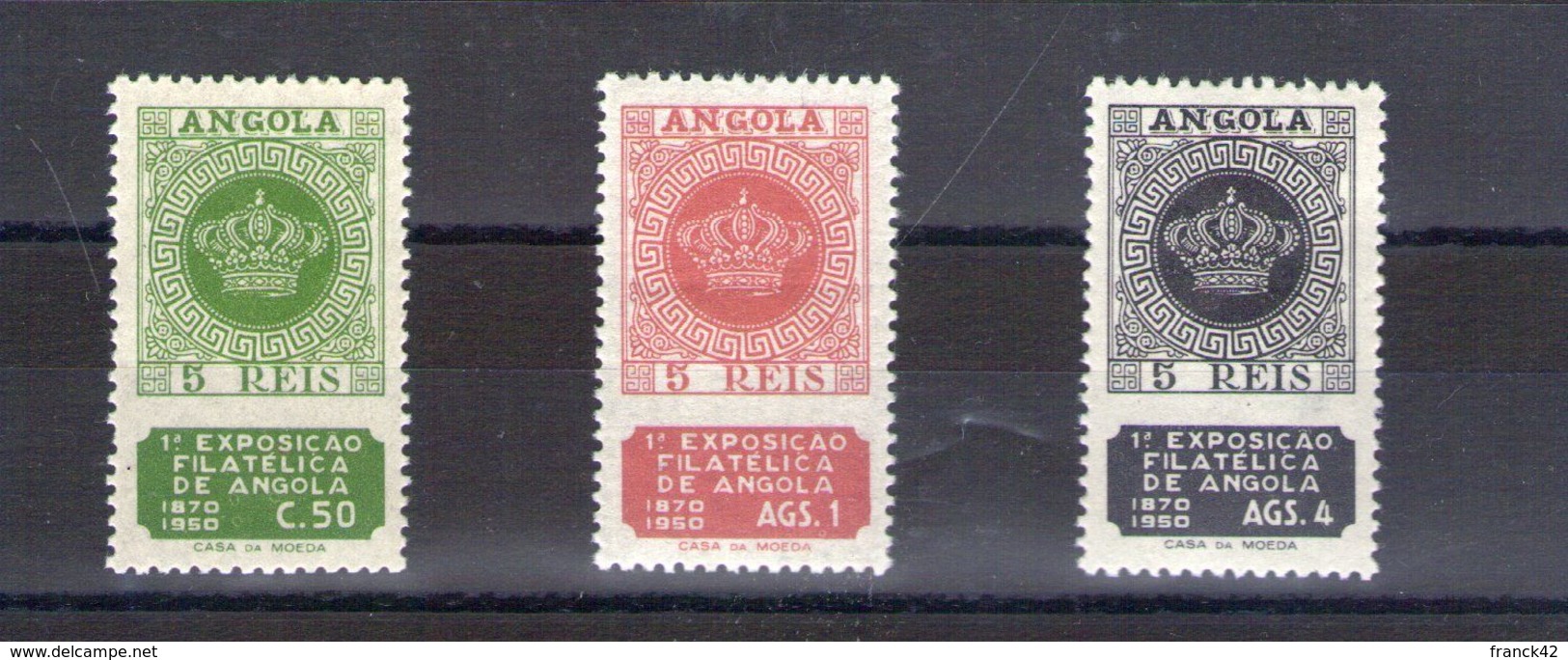 Angola. Exposition Philatélique De Luanda. 1950 - Angola